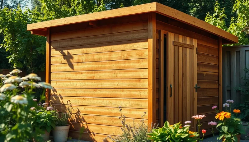 Choisir l'épaisseur de madrier idéale pour un abri de jardin durable